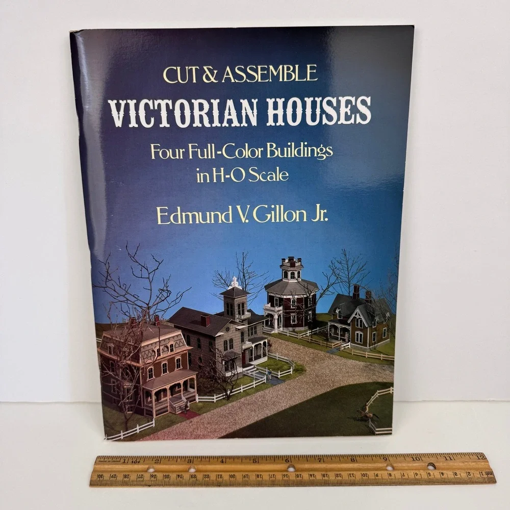 Vtg Rare 1979 Cut Assemble Victorian Houses HO Scale Edmund V Gillon Jr - Picture 1 of 7
